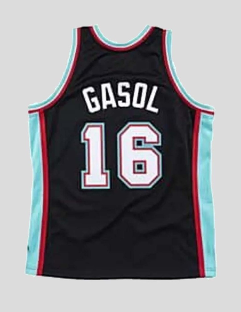 T-shirt MITCHELL & NESS memphis grizzlies pau gasol swingman black